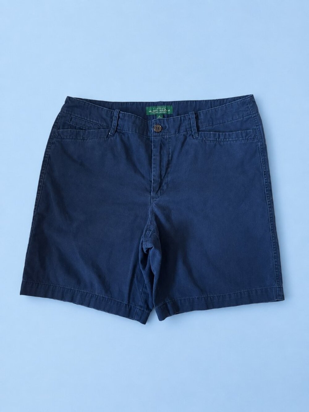 Lauren Jeans Co. Ralph Lauren Navy Cotton Shorts Size 12